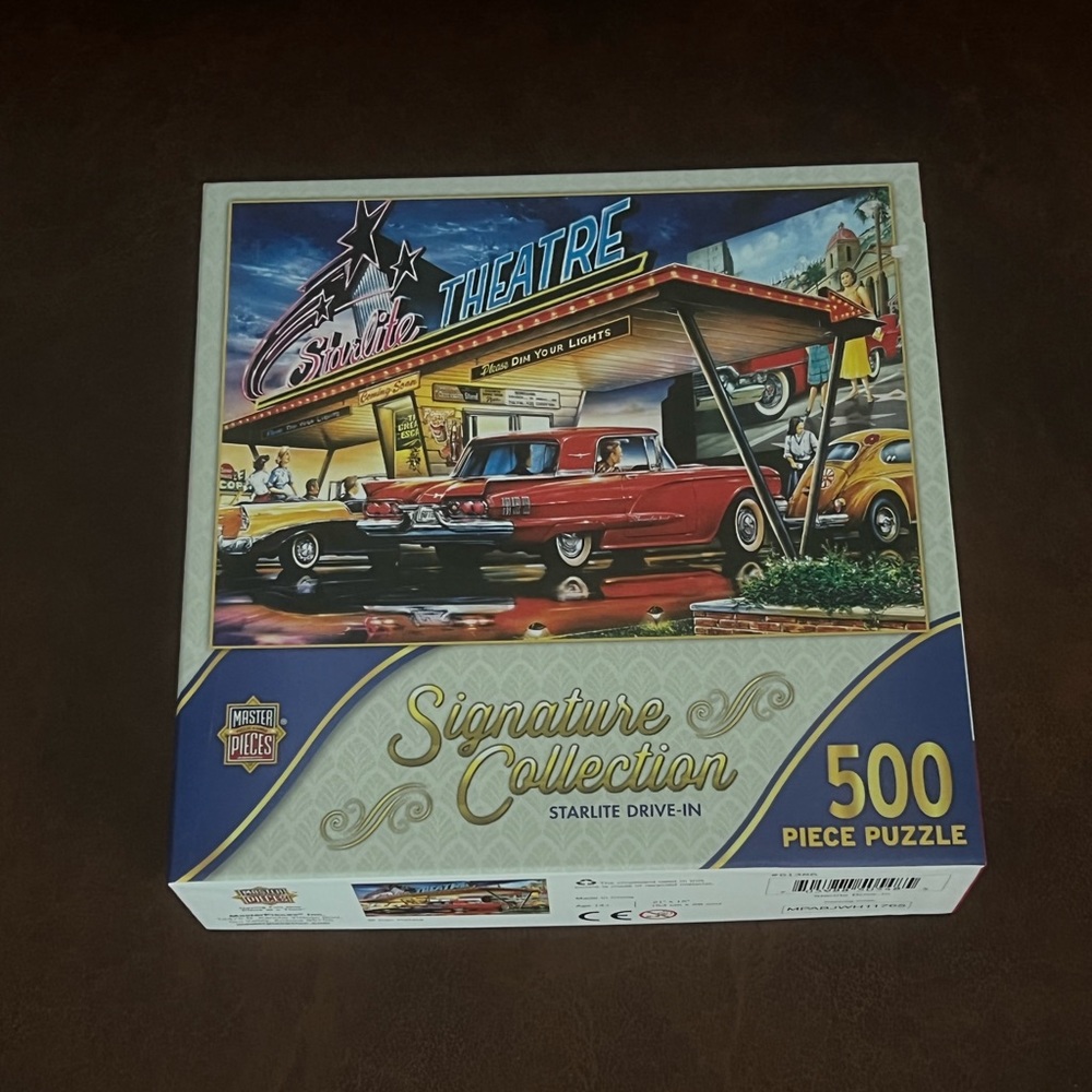 500 piece, Master Pieces, Starlite Drive-In